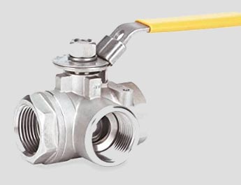 3 way stainless steel ball valves