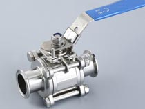 Stainless Steel Sanitary 3PC Tri-Clamp Ball Valve